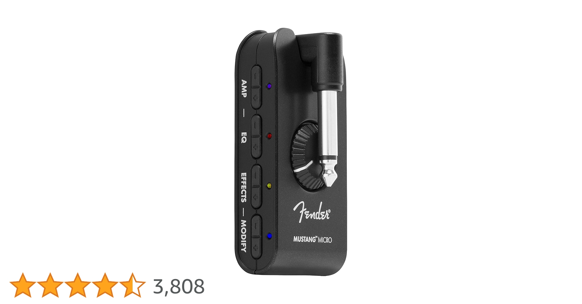 Fender Mustang Micro ヘッドフォンアンプ Amazon.com: Fender Mustang Micro Headphone Amplifier, with 2